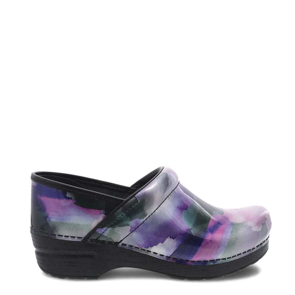 Dansko metallic clogs hotsell Multicolored