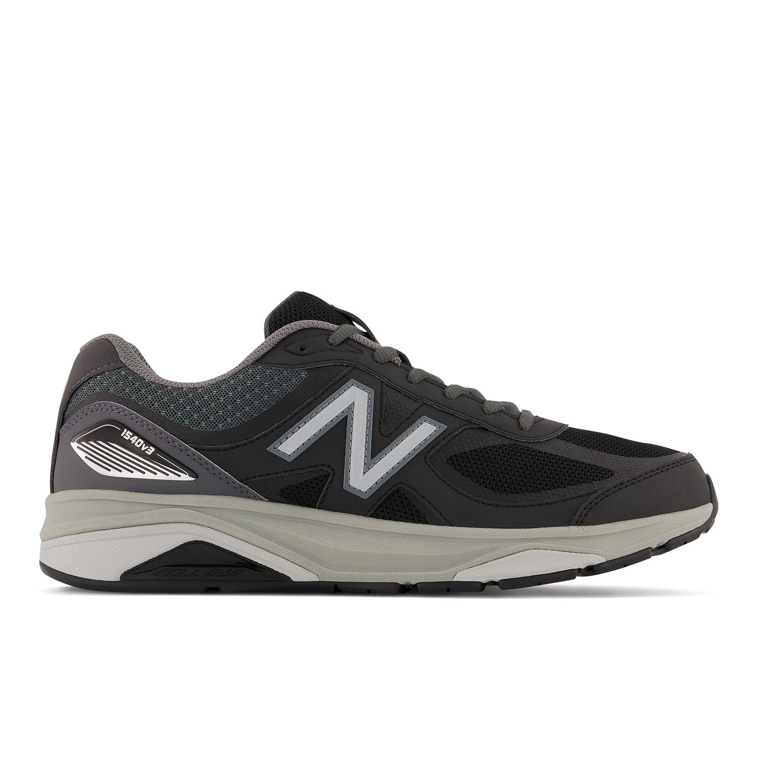 Men's New Balance 1540v3 Color: Black with Castlerock – Brown's Shoe ...